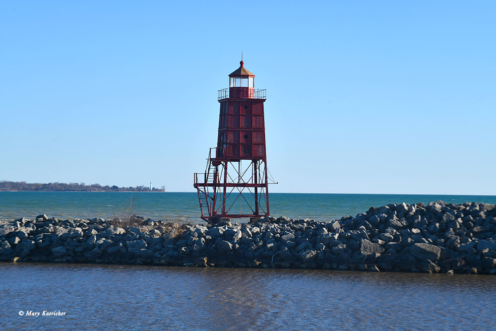 Racine North Breakwater Lighthouse, Lake Michigan, Wisconsin