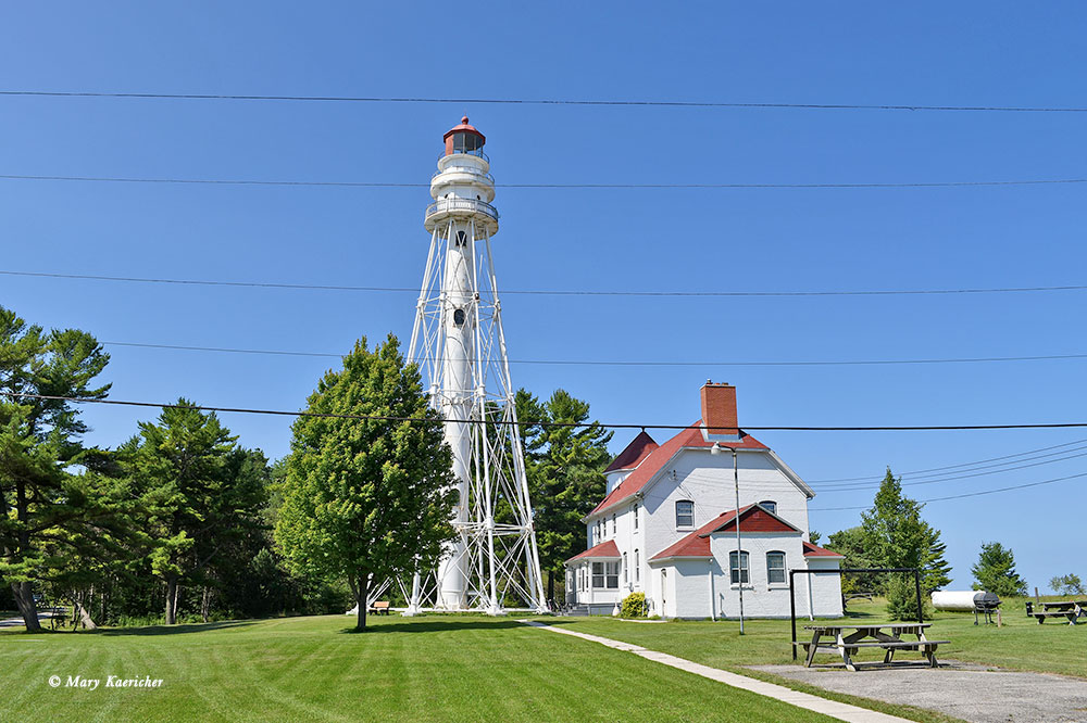 Rawley Point Lighthouse (Twin River Point Lighthouse), Lake Michigan, Wisconsin